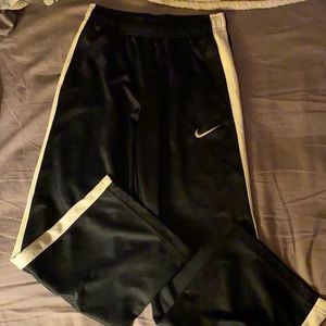 Black and white Nike pants